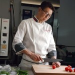 Chef Eric in action.